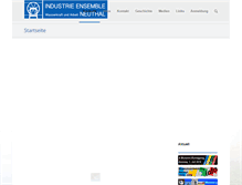 Tablet Screenshot of industrie-ensemble.ch